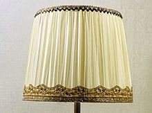 Абажур для торшера Мелодия Света Бежевый с узорами картинка 